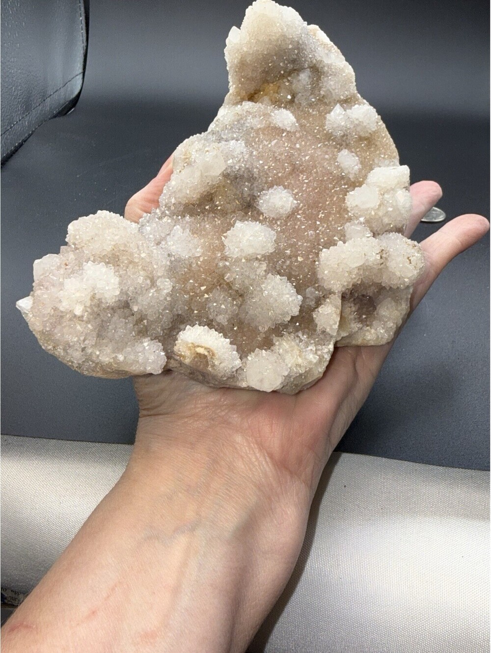 Spirit Quartz Crystal Cluster 2.75 lb Natural African Mineral Specimen